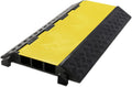 Cable Protector 3 Channel PVC Rubber 44000lbs Capacity Pack of 2 C6373