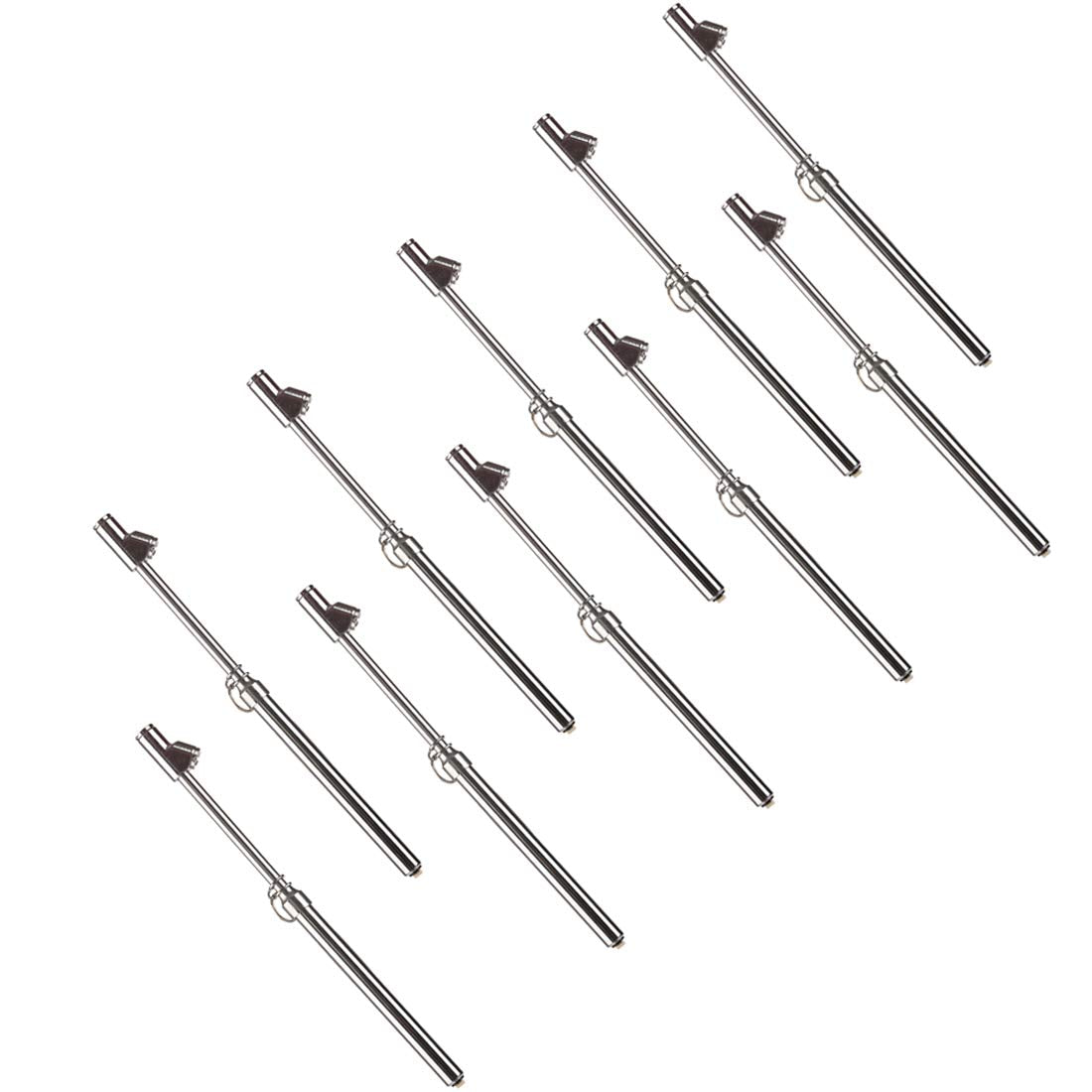 Tire Pressure Gauge 10-150PSI 10 Packs Silver U87440