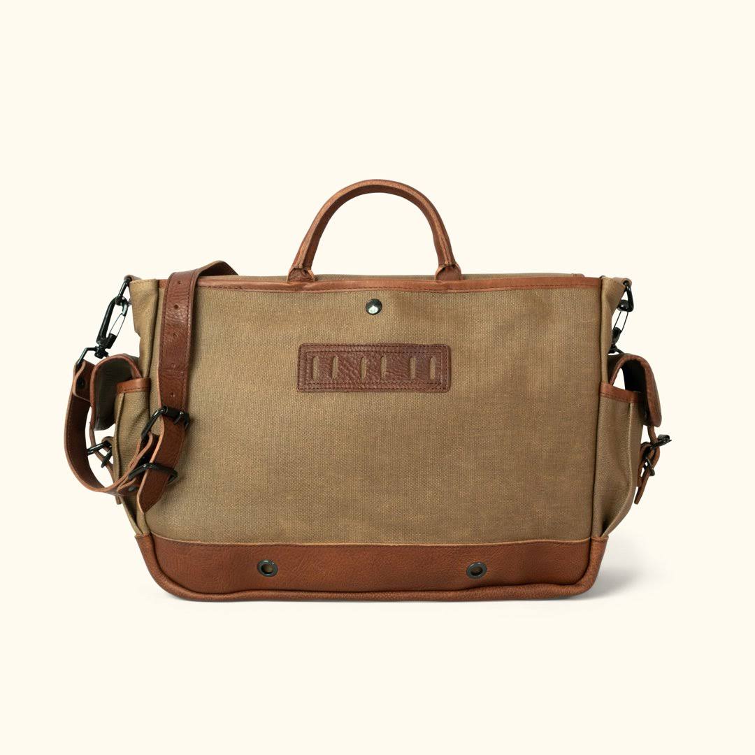 Waxed Canvas Messenger Bag G348294