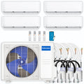 39,000 BTU 4 Zone Ductless Air Conditioner and Heat Pump F920026