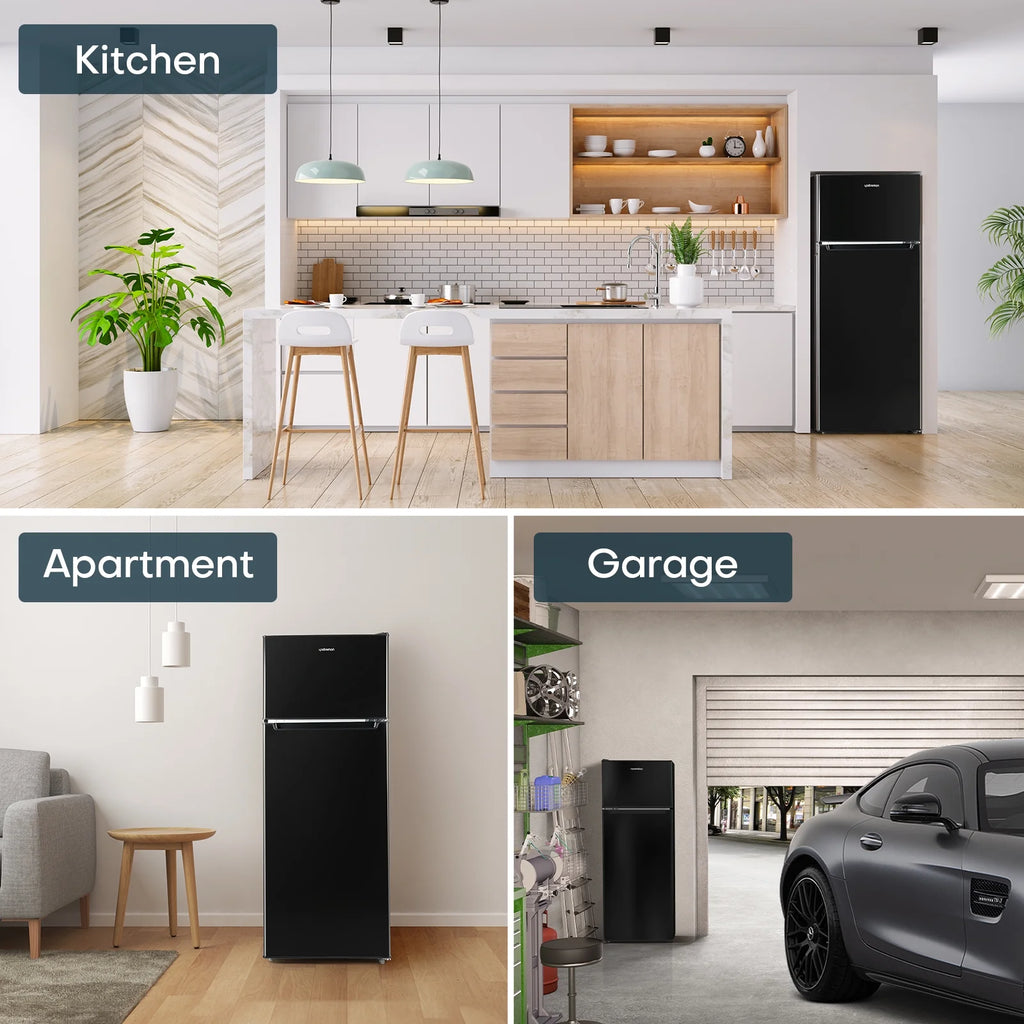 7.7 Cu.Ft. Double Door Fridge with Top Freezer B5503