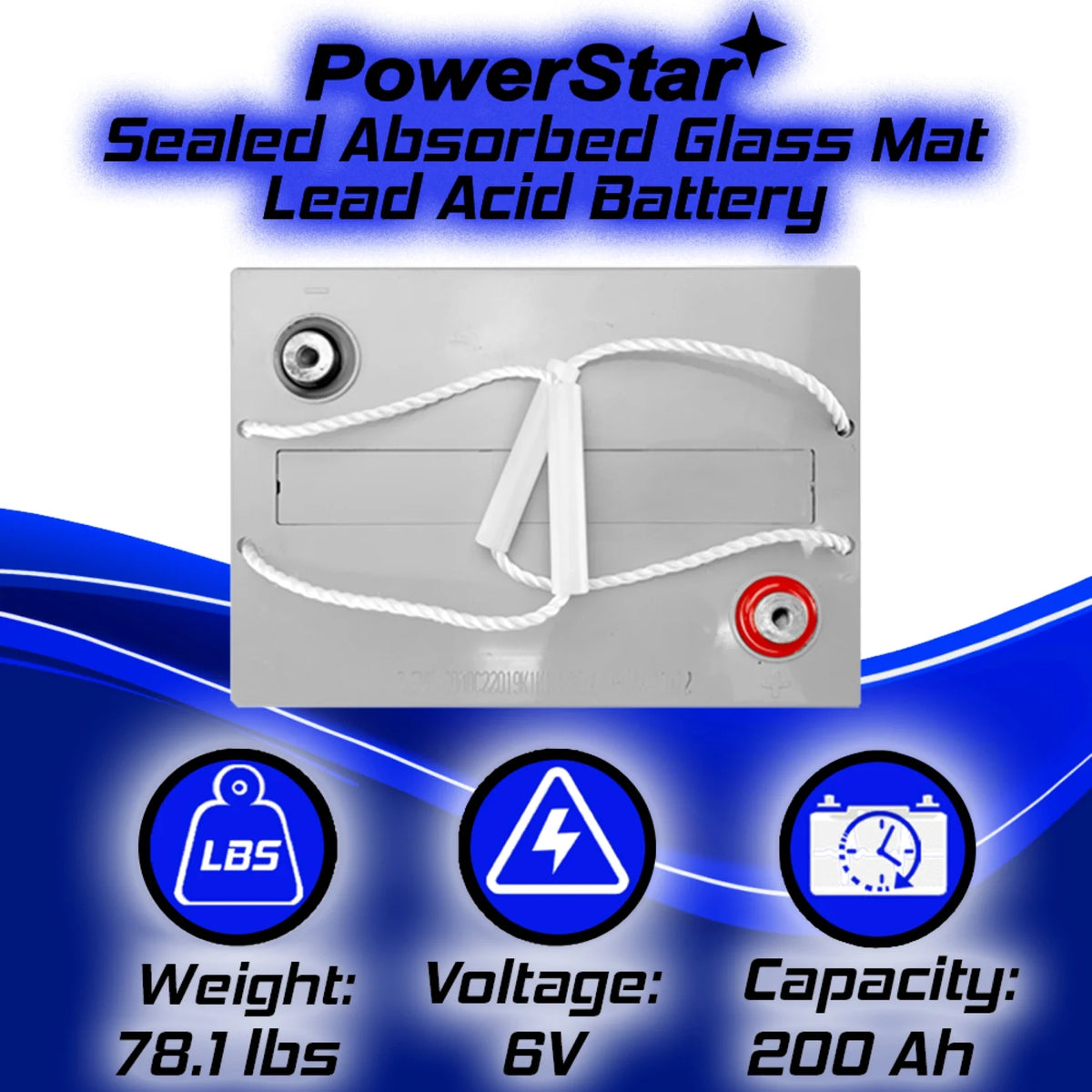 Sealed Deep-Cycle Golf Cart Battery Z8748