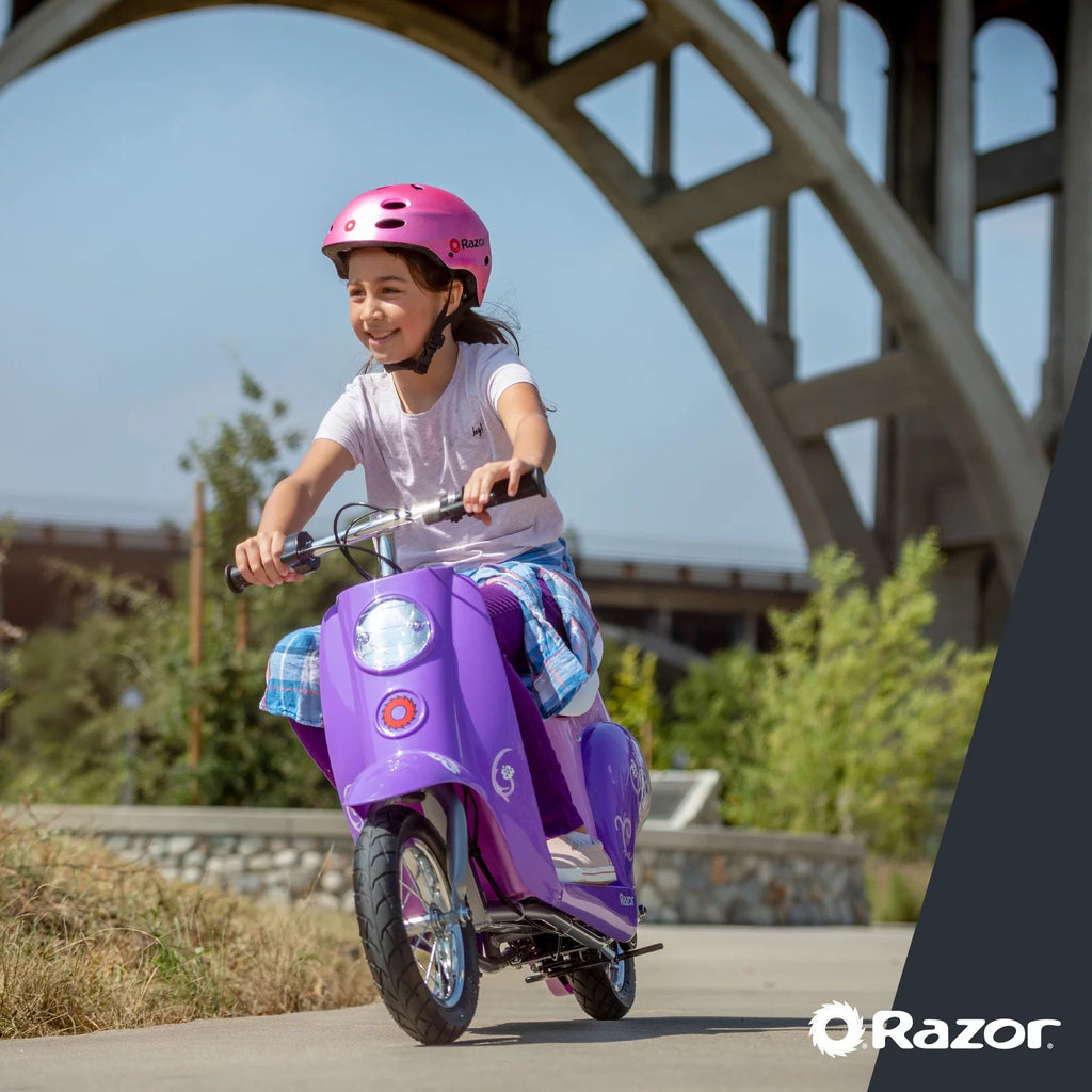 Purple Electric Scooter X58237