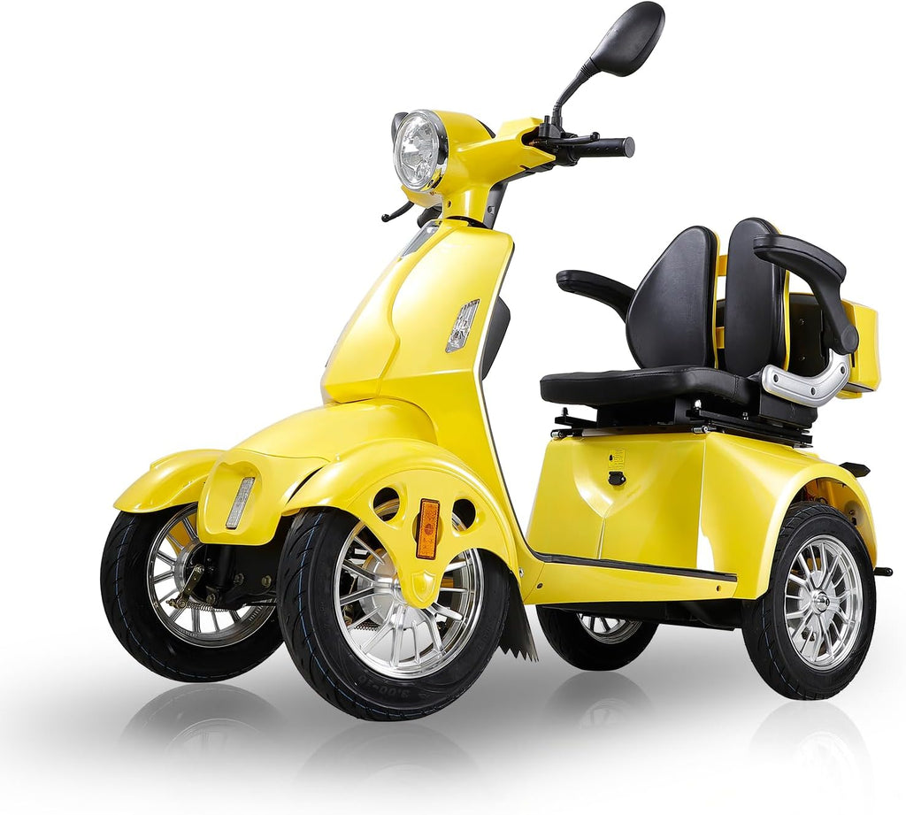 Heavy Duty 4-Wheel 3 Speed Mobility Scooter 500 lbs. Weight Capacity X4802