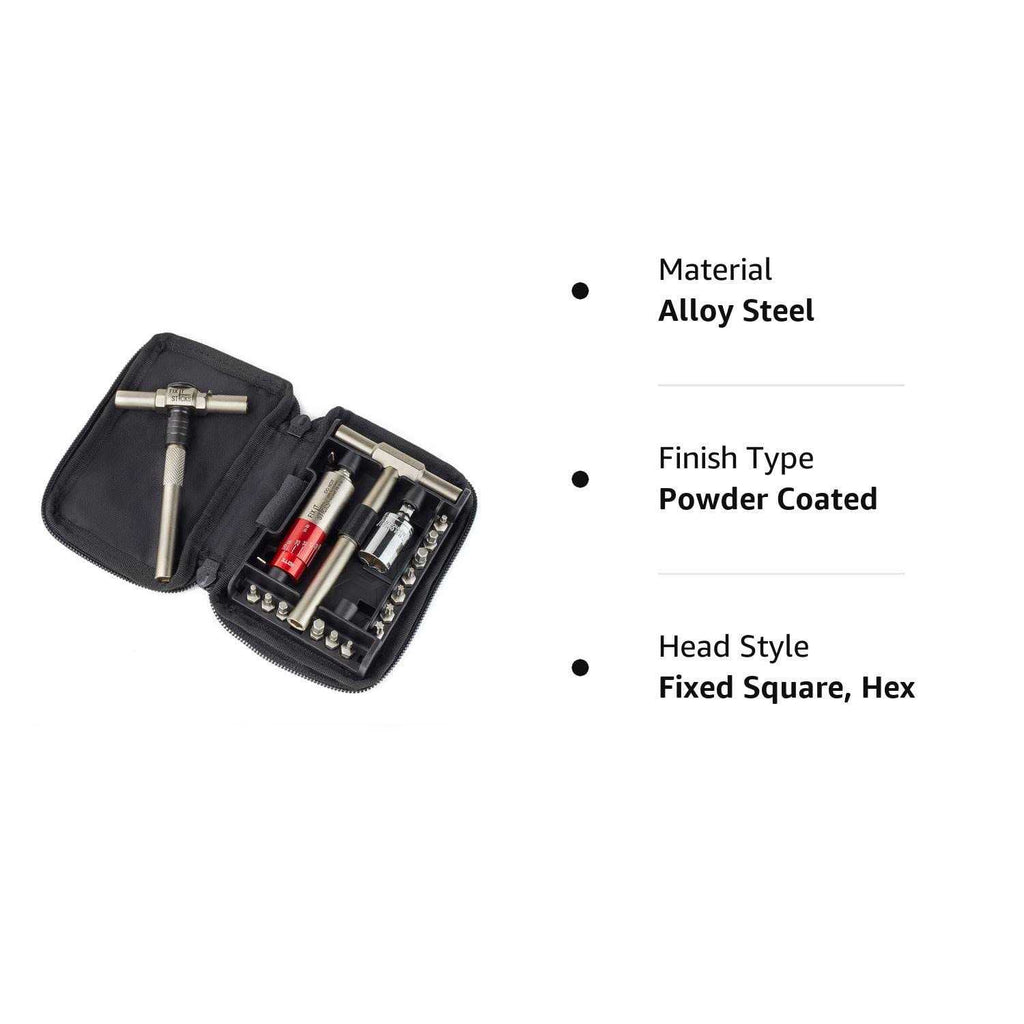 15-65 Inch Lbs Torque Driver Kit with Locking Ratcheting Wrench G823