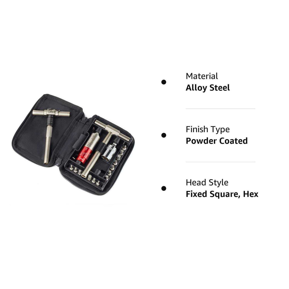 15-65 Inch Lbs Torque Driver Kit with Locking Ratcheting Wrench G823