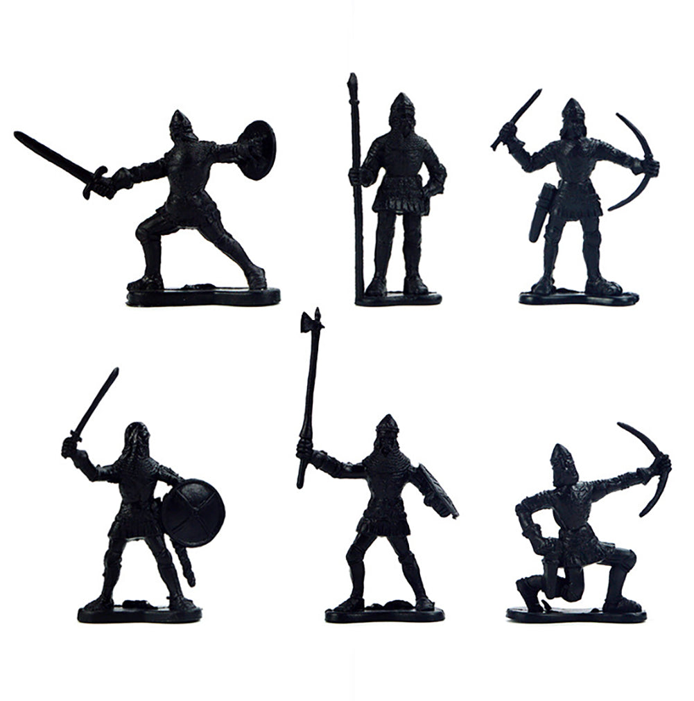 28 Pcs Medieval Toy Soldier Figures V333