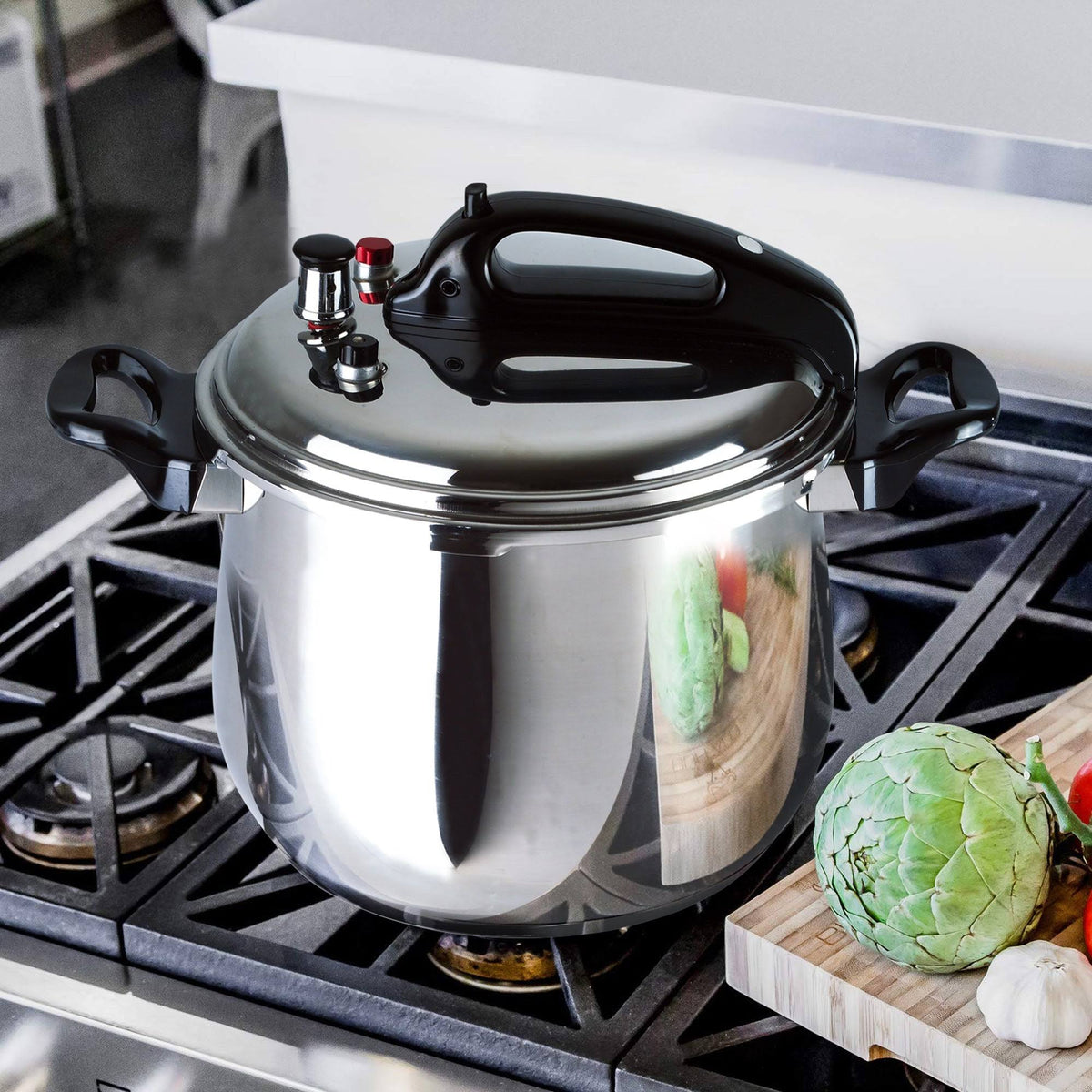 Stainless Steel 9.5 Quart Pressure Cooker P516