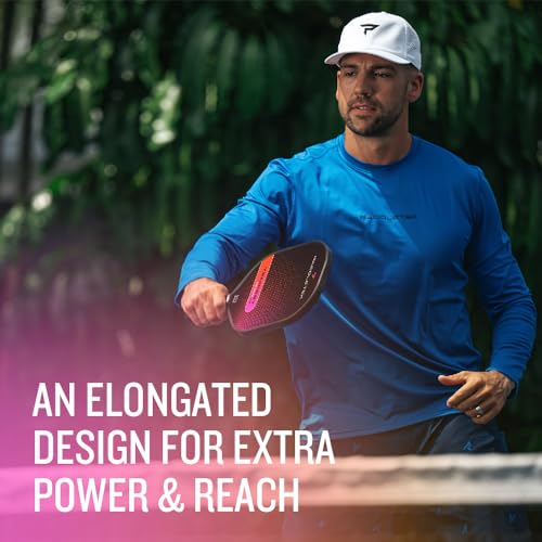 Pickleball Paddle with Polymer Honeycomb Core, Carbon Fiber Surface F600