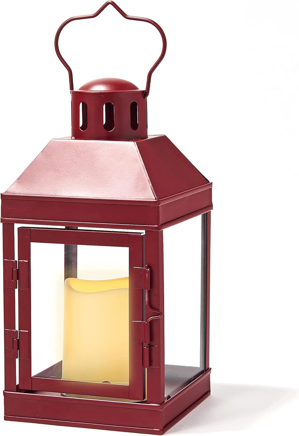 9 Inch Decorative Outdoor Lantern with LED Flameless Candle R501764