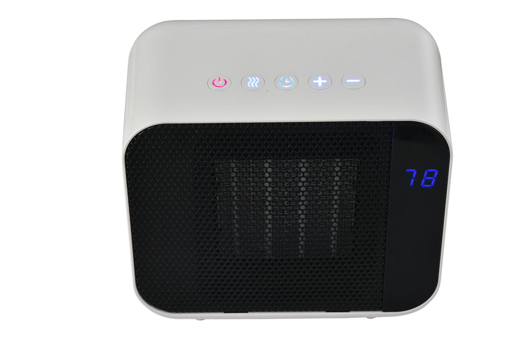White Electric Ceramic Heater 1500W C947