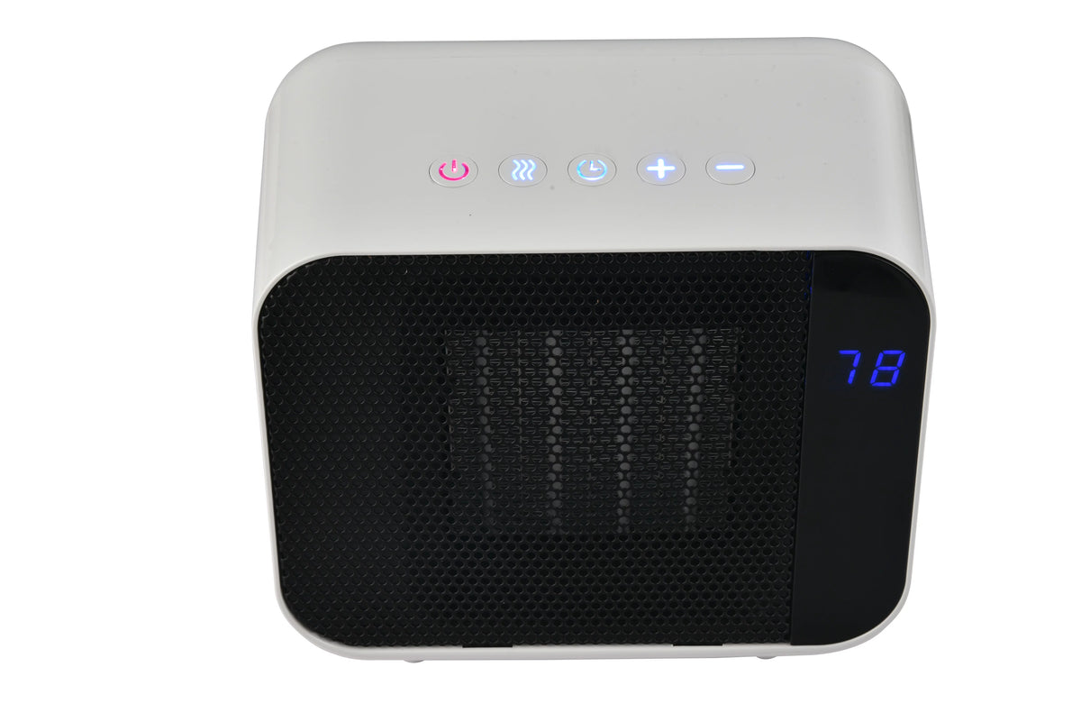 White Electric Ceramic Heater 1500W C947