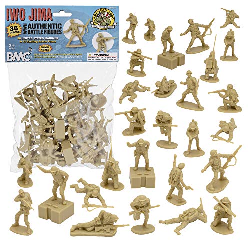 36 Plastic American Soldier Figures A9185