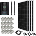 400 Watt 12 Volt Monocrystalline Solar Starter Kit with 40A MPPT Charge Controller M93324