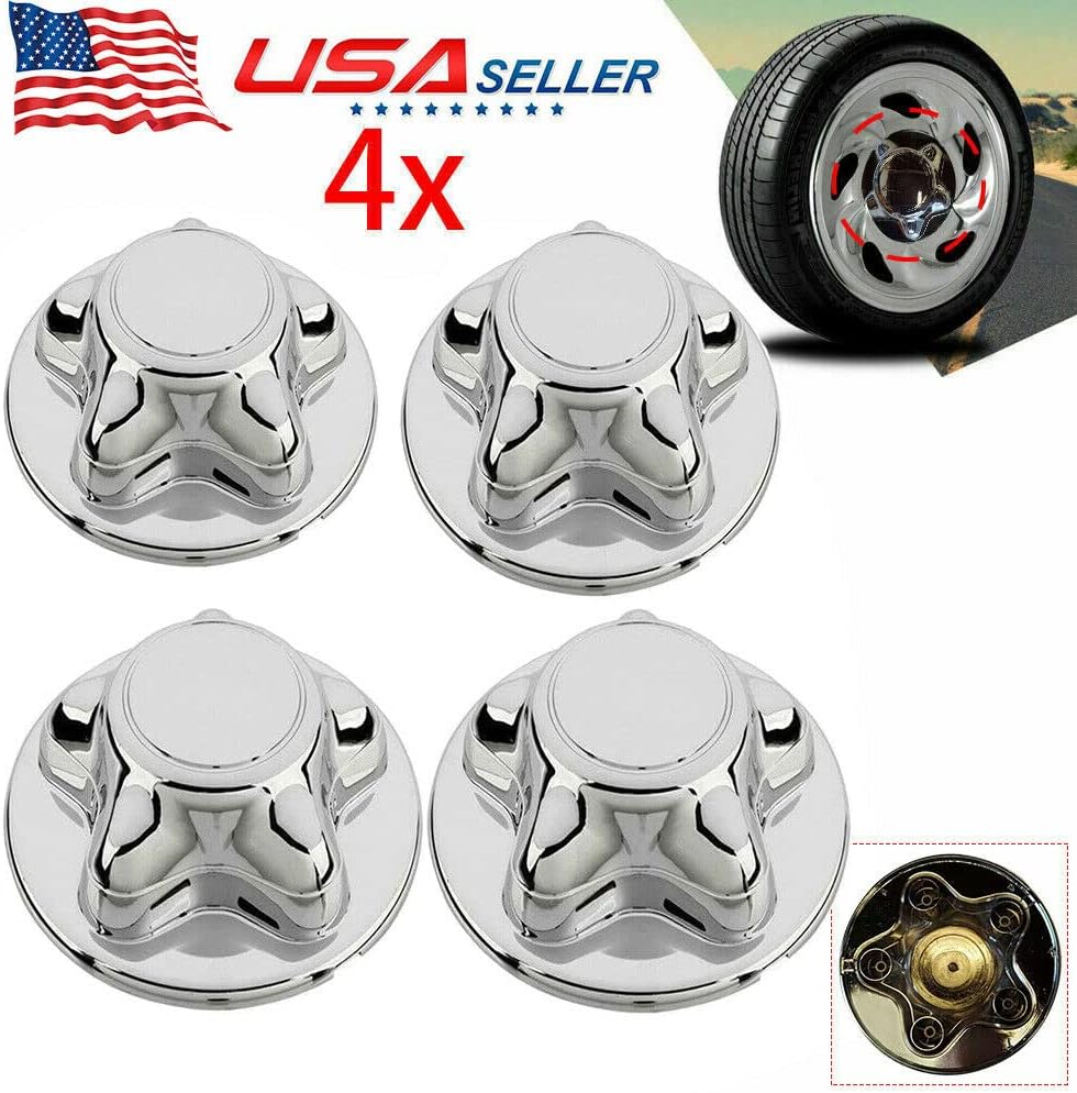 4 Packs Chrome Center Caps with 5-Lug Steel Wheel T84181
