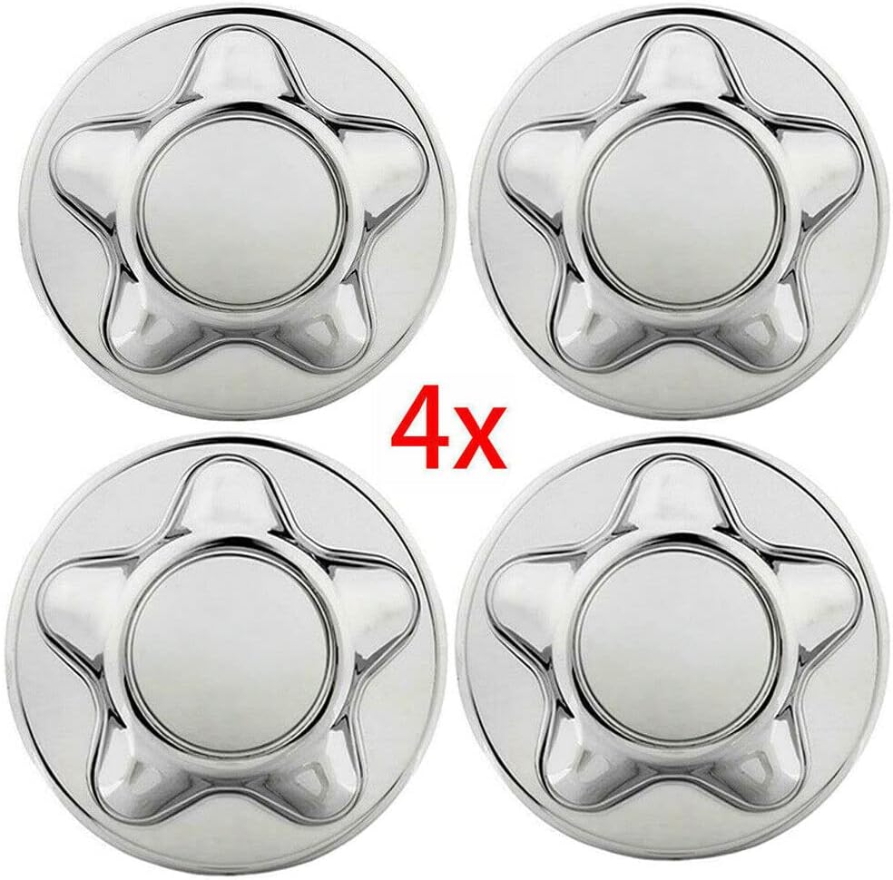 4 Packs Chrome Center Caps with 5-Lug Steel Wheel T84181
