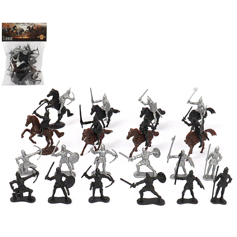 28 Pcs Medieval Toy Soldier Figures V333