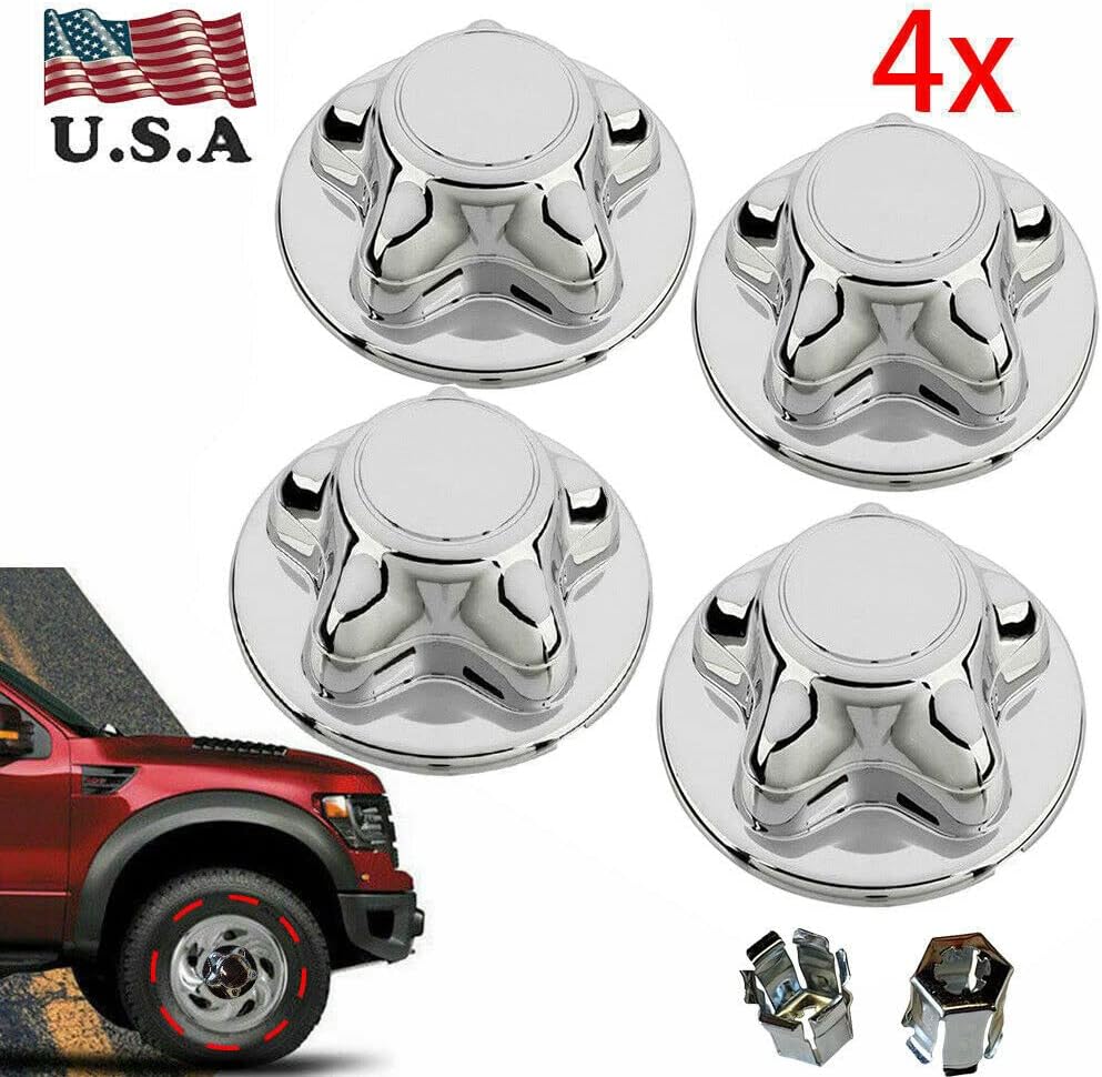 4 Packs Chrome Center Caps with 5-Lug Steel Wheel T84181