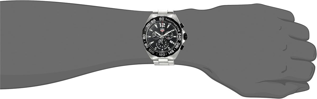Silver-Toned Stainless Steel Dress Watch W4155