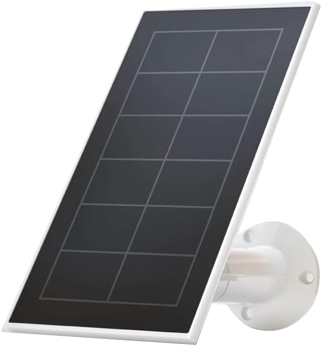 Solar Panel Charger Weather Resistant Adjustable Mount Black G75875
