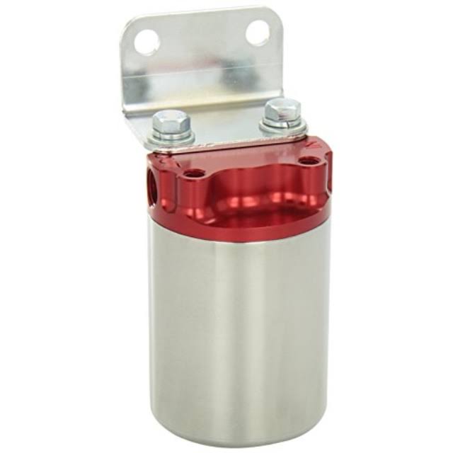 Red 100 Micron Canister Style Fuel Filter N76977