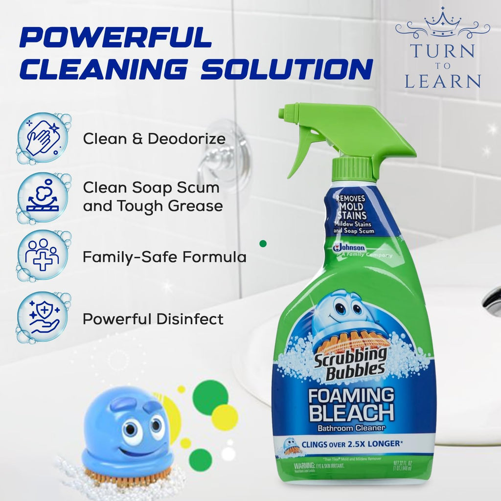 2-Pack Bathroom Cleaner Foam Spray P844263