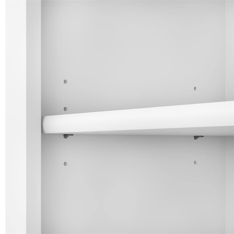 White 5 Shelf Bookcase O26427