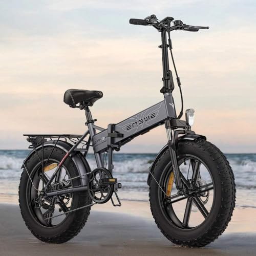 Foldable 20" x 3.0 Fat Tire Electric Bike with 52V 13AH Removable Battery Q232071