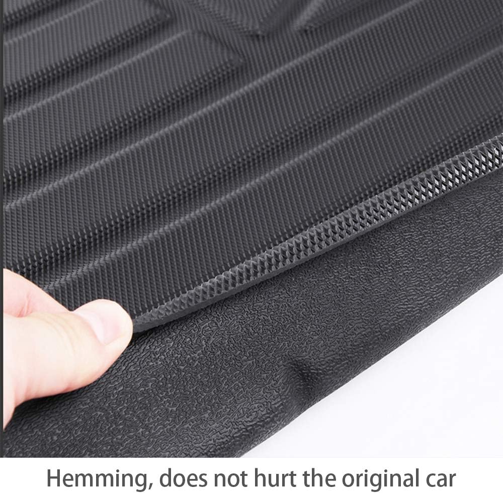 Cargo Liner Heavy Duty Rubber Waterproof Black Pack of 2 L49892