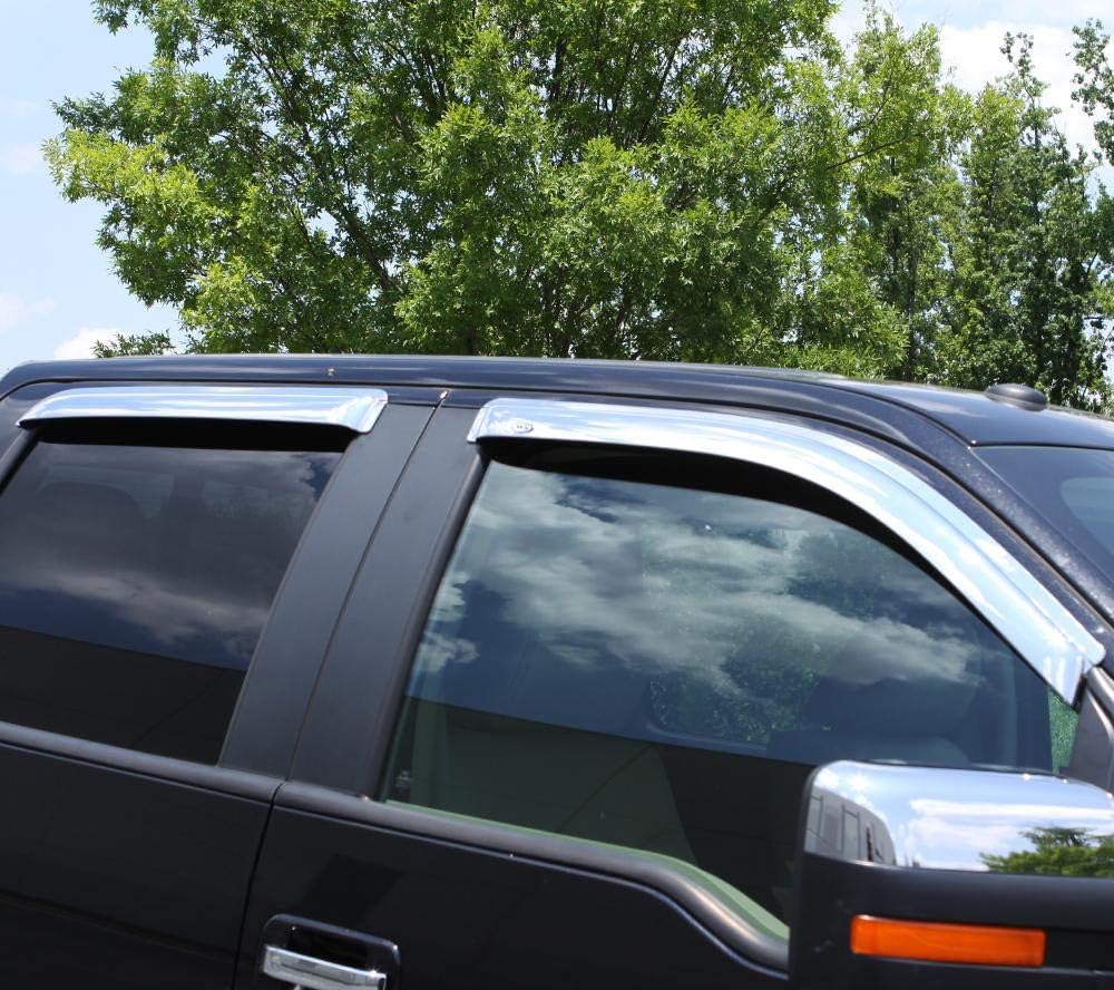 Chrome Side Window Deflector 4-Piece Set A280382