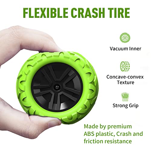 Green 4WD RC Stunt Car F9034