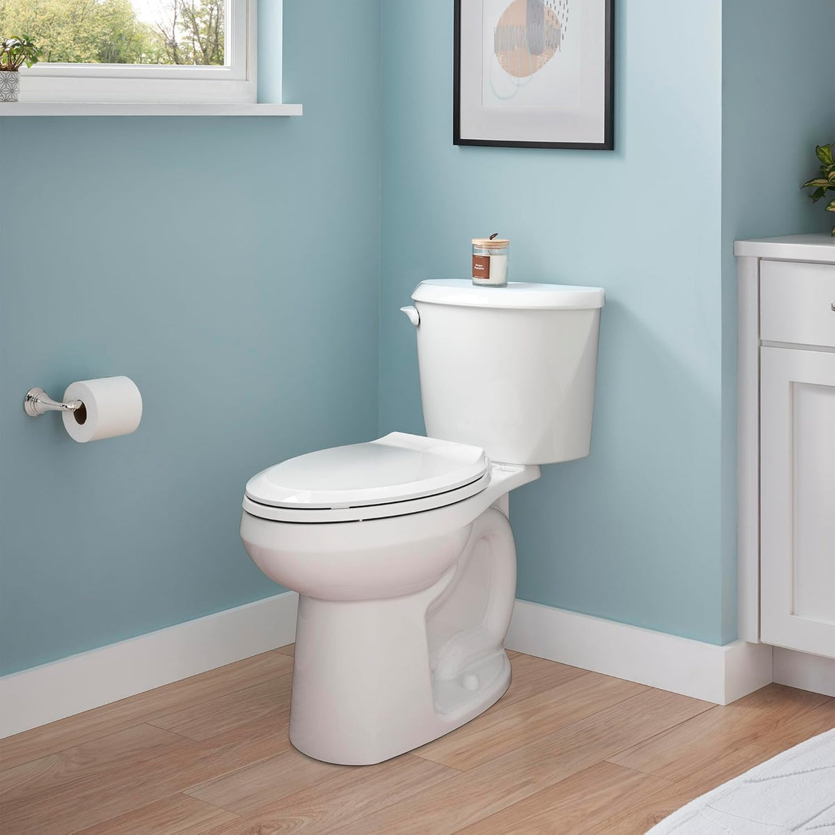 White Toilet Tank H74458