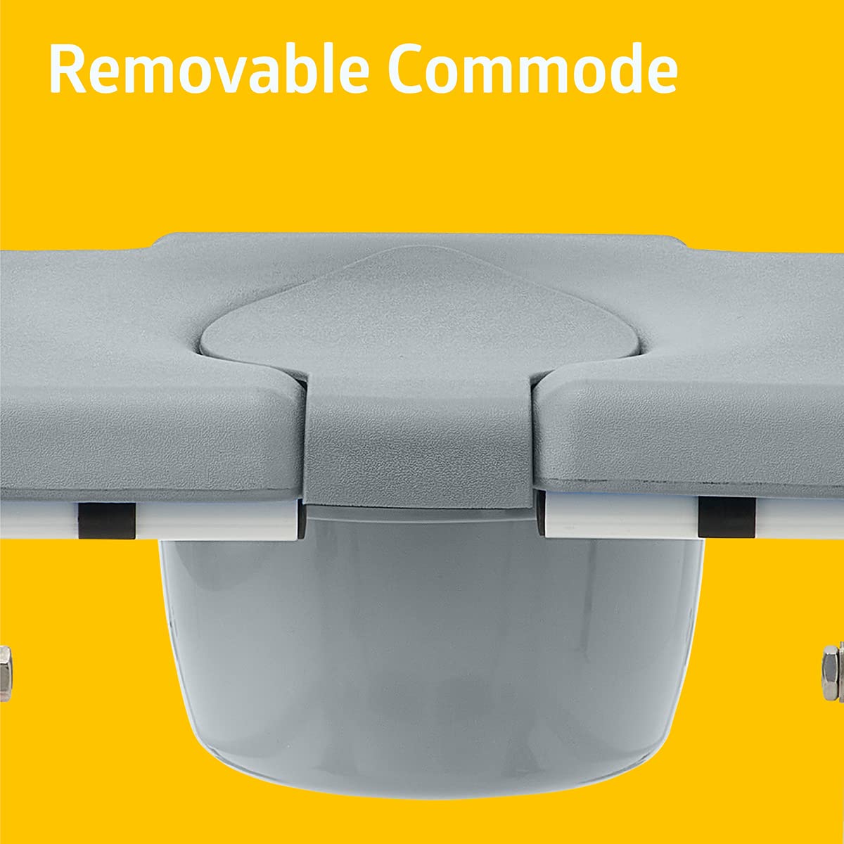 Aluminum Shower Commode Transport Chair, 275 lbs. Capacity O8433