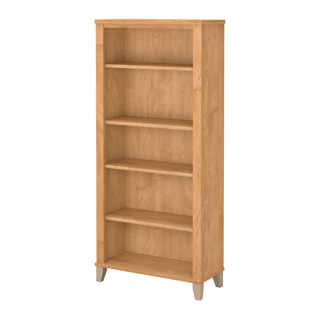 White 5 Shelf Bookcase O26427