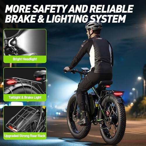 24 Inch 5000W 52V Dual Motor Electric Bike with 32AH Battery W1803