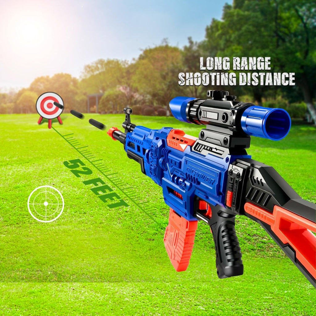 4 in 1 Automatic Kids Sniper Rifle Toy Guns with Removable Magazines N90845