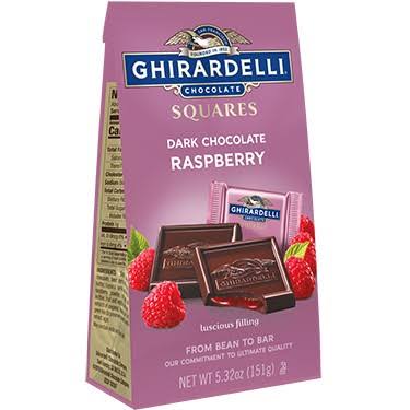Dark Chocolate Raspberry Squares Case of 6 M440