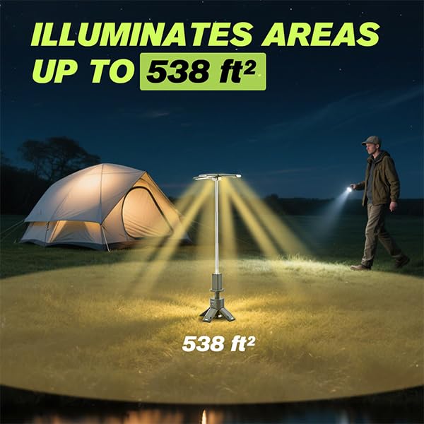 14000mAh Telescopic Rechargeable Camping Lantern Q1064