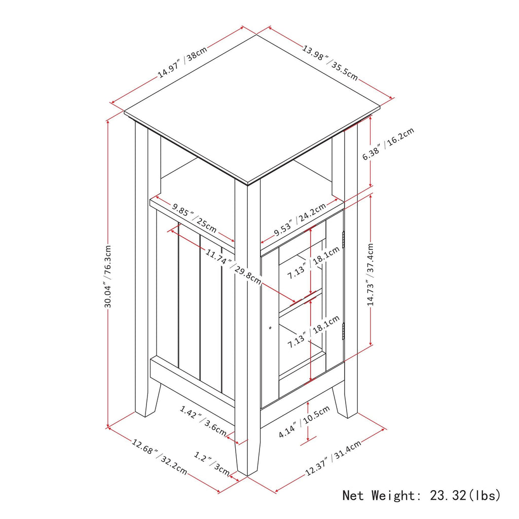30 inch Floor Storage Bath Cabinet Z832364