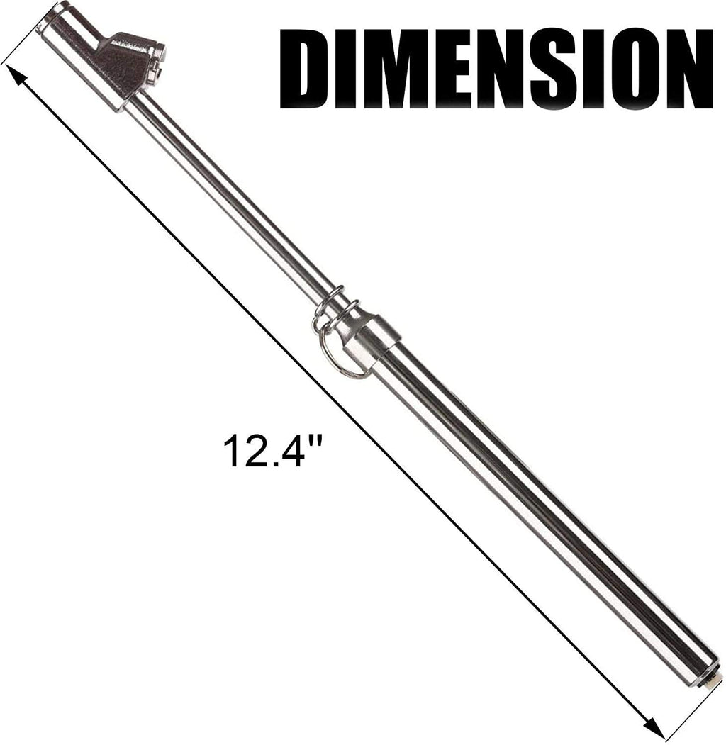 Tire Pressure Gauge 10-150PSI 10 Packs Silver U87440