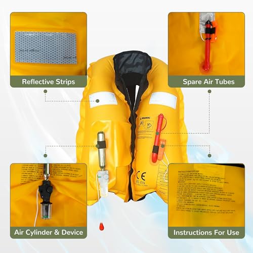 Automatic Inflatable Life Jackets Low Profile U338335