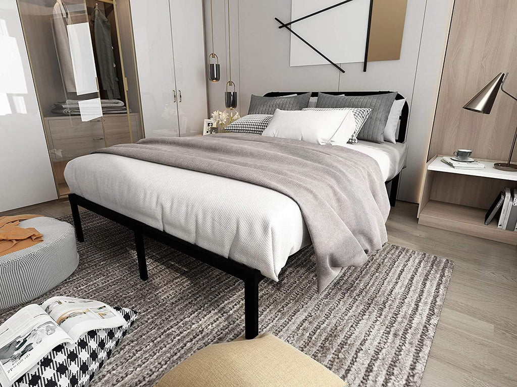 California King Metal Steel Bed Headboard F9442