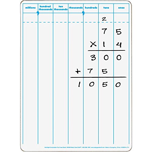 Two-Sided Dry Erase Board Set, 12” by 9” (Set of 6) M406