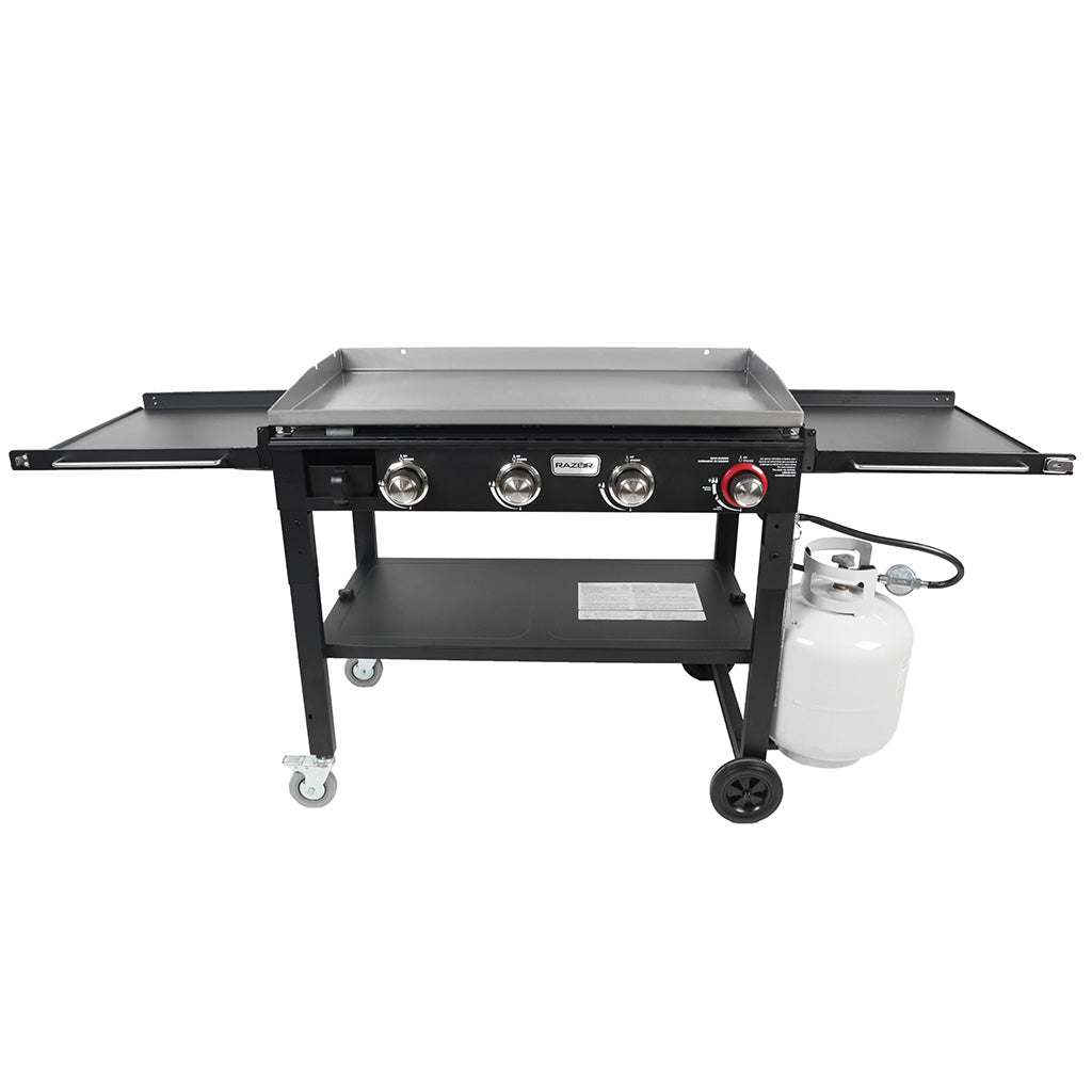 4-Burner Griddle with Folding Shelves H1529