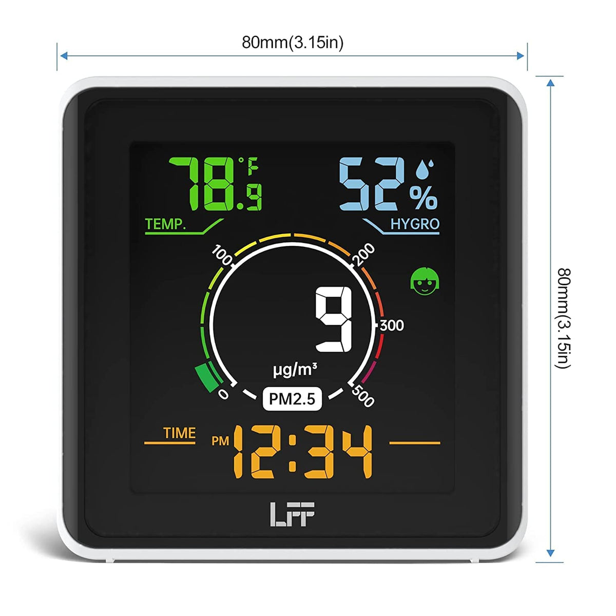 PM2.5 Temperature Humidity Monitor K716948