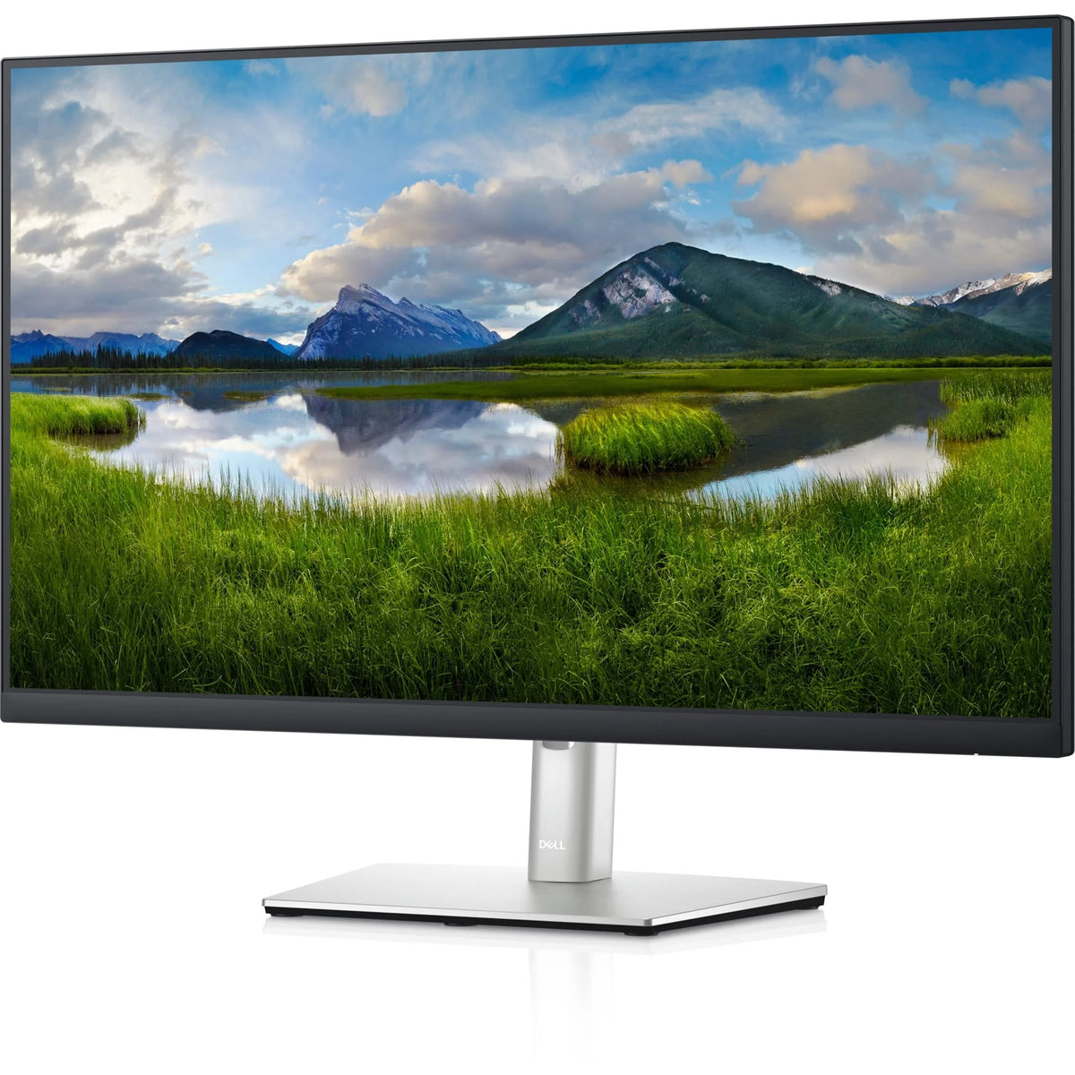 27 Inch 4K Monitor, Silver, Gray E55813