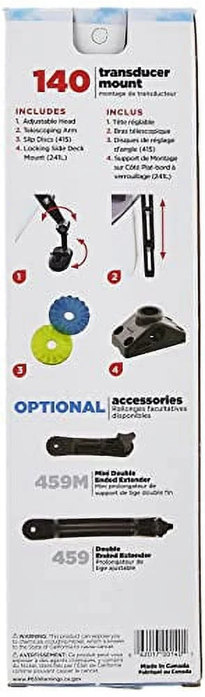 Kayak/SUP Transducer Mounting Arm with Slip Disks L4980