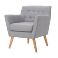 Light Gray Club Chair A559