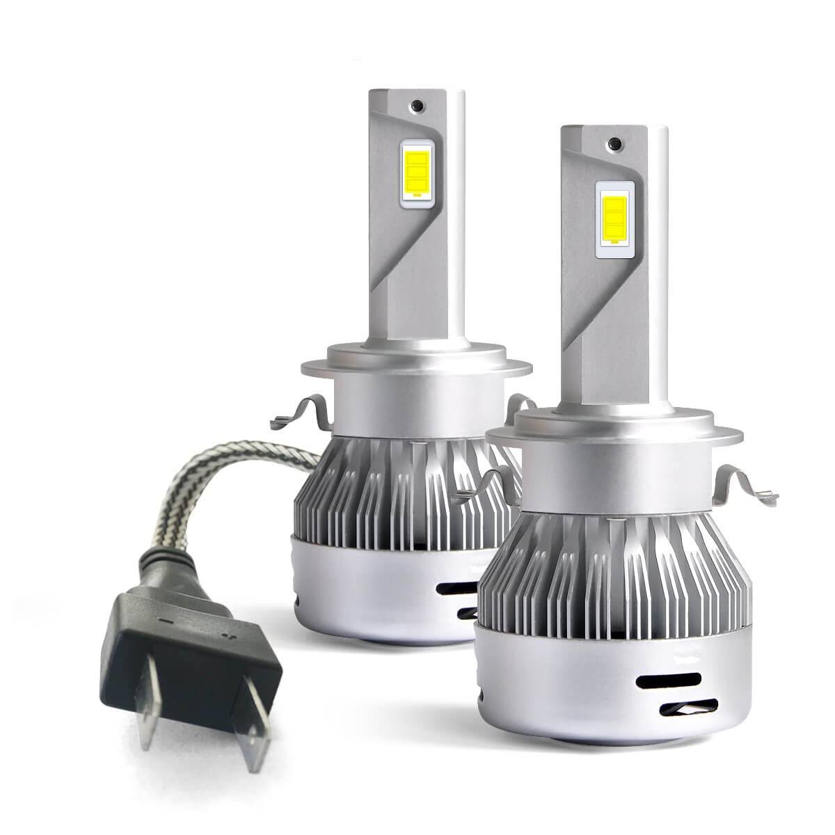 Custom H7 LED Bulb with Retainer Adapter, 2 Pack P2942