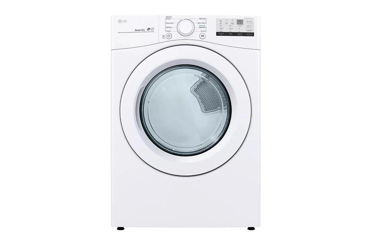 White Electric Dryer Q344